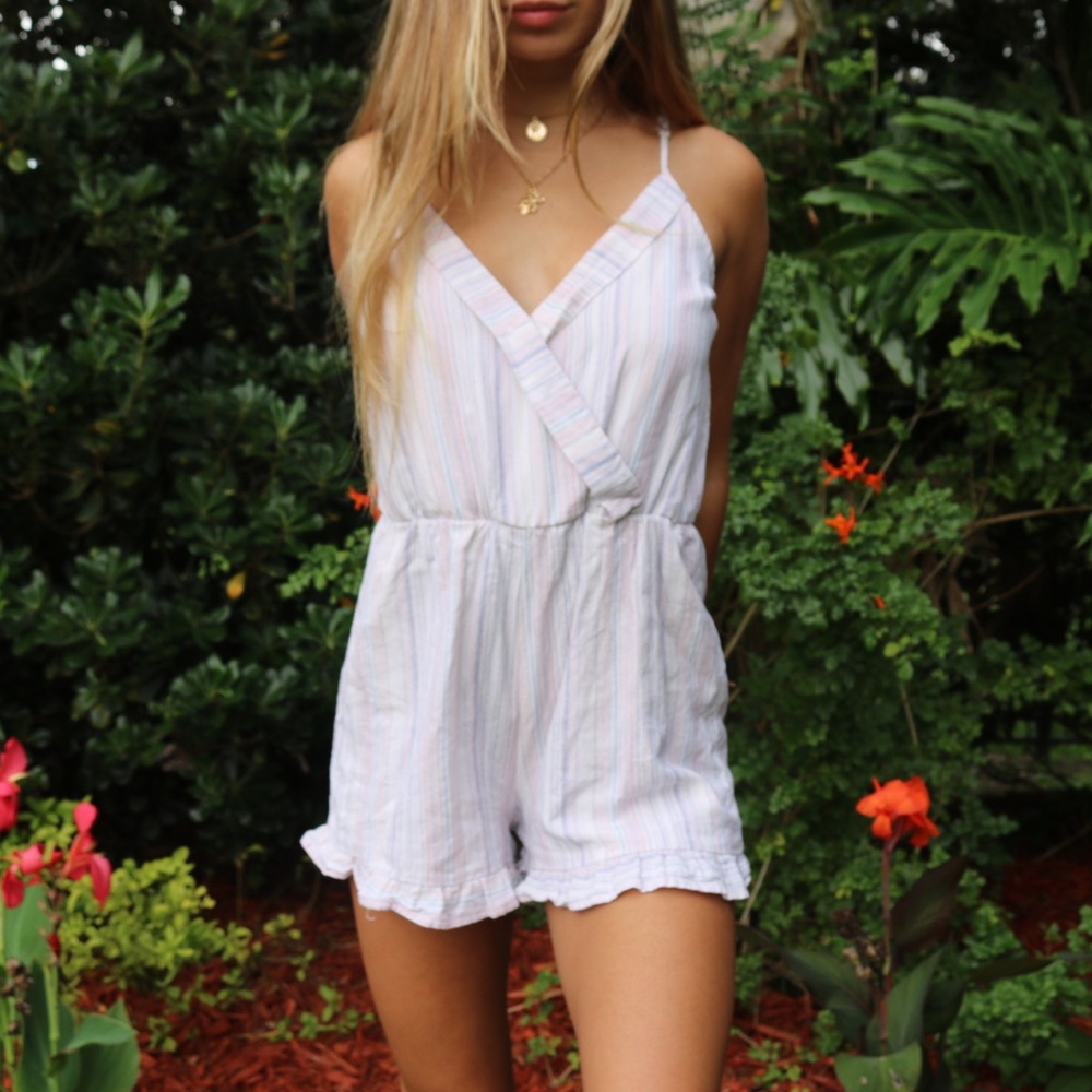 Pastel Striped Romper